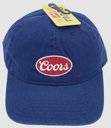 Coors men ball cap - coors, blue